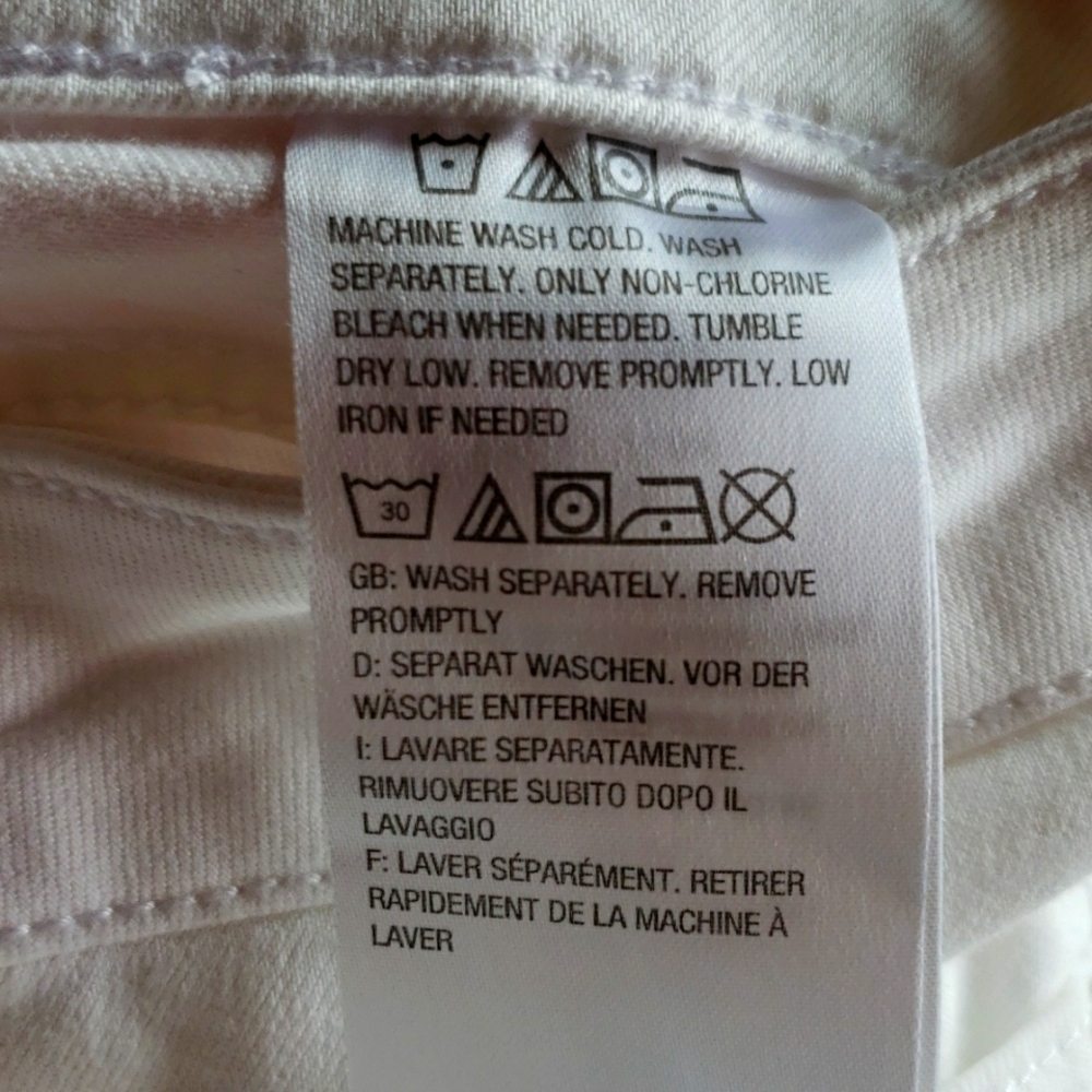SUSAN GRAVER Boot-Cut Jeans White Size 16 NWOT - Picture 10 of 12